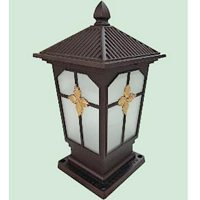 Đèn gắn đầu trụ cổng, trụ cột phong cách tân cổ điển cao 38cm SV-916