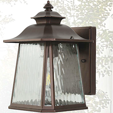 Đèn gắn tường hàng rào, trụ cột ngoài trời chống nước cao 27cm GTNT-24 Ø180xH270