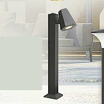 Đèn trụ sân vườn để dọc lối đi đèn led xoay được cao 60cm DT132T1