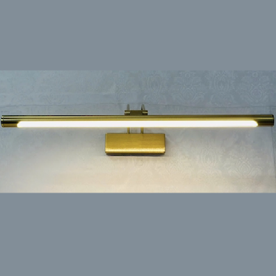 Đèn rọi (chiếu) tranh, chiếu gương nhà tắm màu vàng đồng dài 57cm led 3 màu RT6037