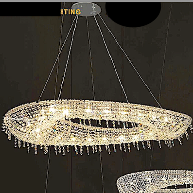 Đèn thả pha lê dài 1,2 mét TPL23