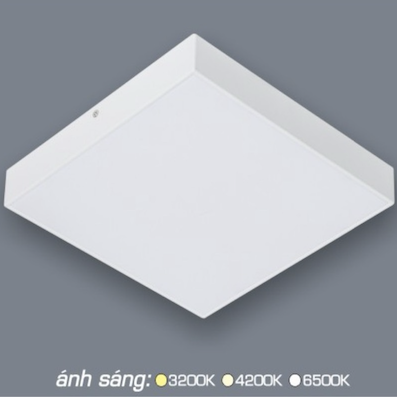Đèn LED vuông gắn nổi viền mỏng 15W cạnh 12cm Anfaco AFC 580 T