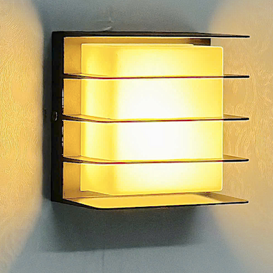Đèn gắn tường led ngoài trời chống nước hình hộp chữ nhật led 10W VNT1078