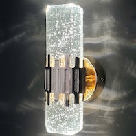 Đèn gắn tường pha lê nguyên khối cao 24cm led 7W VP122